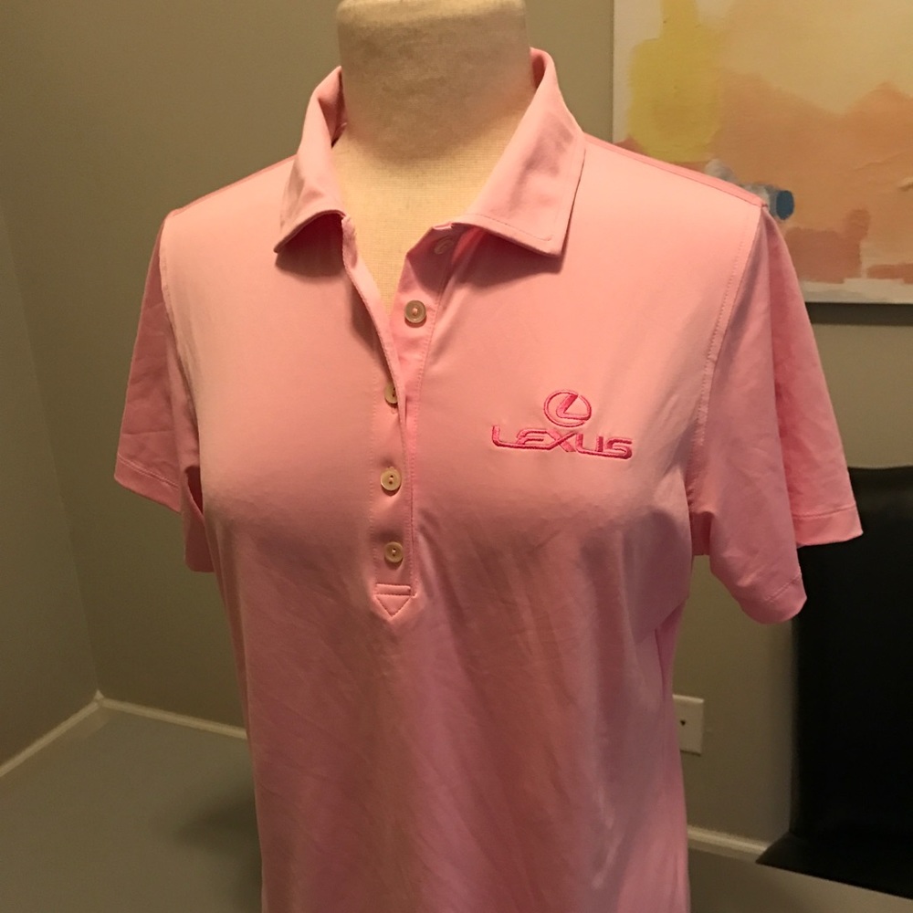 Peter Millar Performance Pink Golf Shirt